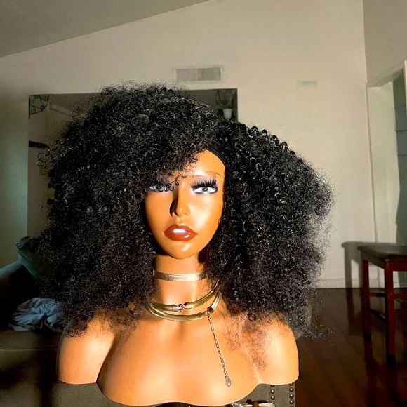 ⭐️⭐️⭐️SOLD⭐️⭐️⭐️Human hair blend headband wig!!! NWOT!! - Picture 4 of 7